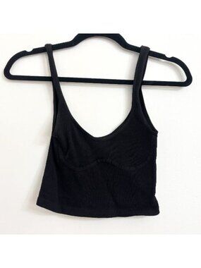 Free People Intimates Low Back Cropped Sleeveless Tank Top - XS / S
